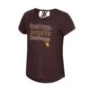 Wyoming Cowboys Youth Katie Strappy Tee – Brown -Sportswear Discount Store COTS50239 WYOM MF