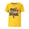 Wyoming Cowboys Toddler Shark S/S Tee -Gold -Sportswear Discount Store COTS80303 WYOM 001 MF