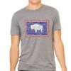 Wyoming State Flag Towns Tee – Grey Heather -Sportswear Discount Store TOWNS2mockup