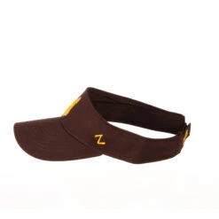 Wyoming Cowboys Visor – Brown -Sportswear Discount Store WYOVSR0020 Straight Left scaled 1
