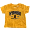 Wyoming Cowboys Infant Toni S/S Tee – Gold -Sportswear Discount Store Wyoming Cowboys Infant Toni SS Tee Gold