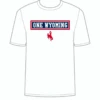 Wyoming Cowboys “One Wyoming” S/S Tee – White -Sportswear Discount Store Wyoming Cowboys One Wyoming SS Tee White