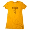 Wyoming Cowboys Women’s Outline S/S Tee – Gold -Sportswear Discount Store Wyoming print w ss gold