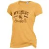 Wyoming Cowboys Women’s Vintage Jersey S/S Tee – Maize Gold