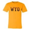 Wyoming Cowboys Women’s WYO S/S Tee – Gold