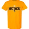 Wyoming Cowboys 2022 Rodeo Tee – Gold -Sportswear Discount Store rodeo mockup scaled 1