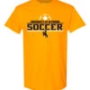 Wyoming Cowgirls 2022 Soccer Tee – Gold -Sportswear Discount Store soccer mockup scaled 1