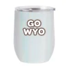 Wyoming Cowboys 16oz Tumbler – Iridescent White