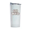 Wyoming Cowboys 20oz Bubble Tumbler – Iridescent White -Sportswear Discount Store wyoming 20oz bubble iridescent tumbler 606091 920x
